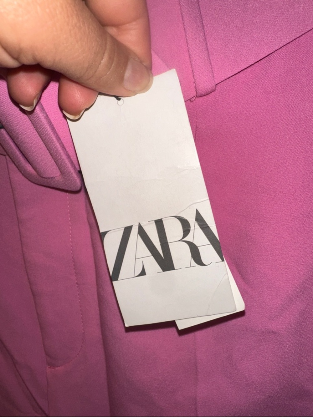 Zara Pink Women's Blazer and Belted pants Set - Picture 5 of 8